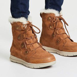 Sorel Joan Explorer Camel Brown/Ancient Fossil